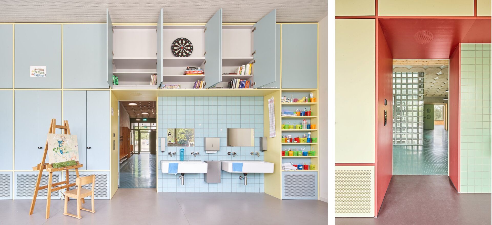 Achevée en 2018, l’extension de l’école Aemtler D ressemble plutôt à une villa urbaine qu’à un établissement d’enseignement. Les architectes ont ainsi tenu compte du fait que les enfants utilisent les locaux non seulement pour les cours, mais à des fins récréatives. Les surfaces des salles de classe ont été conçues pour satisfaire les besoins des différents groupes d’âge. | ©José Hevia Achevée en 2018, l’extension de l’école Aemtler D ressemble plutôt à une villa urbaine qu’à un établissement d’enseignement. Les architectes ont ainsi tenu compte du fait que les enfants utilisent les locaux non seulement pour les cours, mais à des fins récréatives. Les surfaces des salles de classe ont été conçues pour satisfaire les besoins des différents groupes d’âge. | ©José Hevia