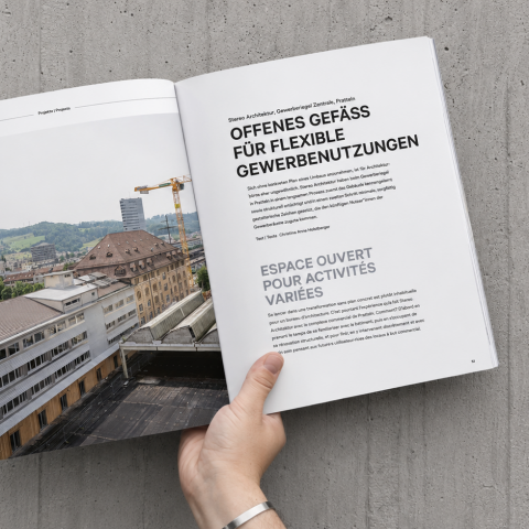 Offenes Gefäss – über den Umbau des Gewerberiegels Zentrale von Stereo Architektur