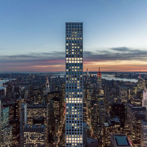 Superschlanke Skyscraper in New York