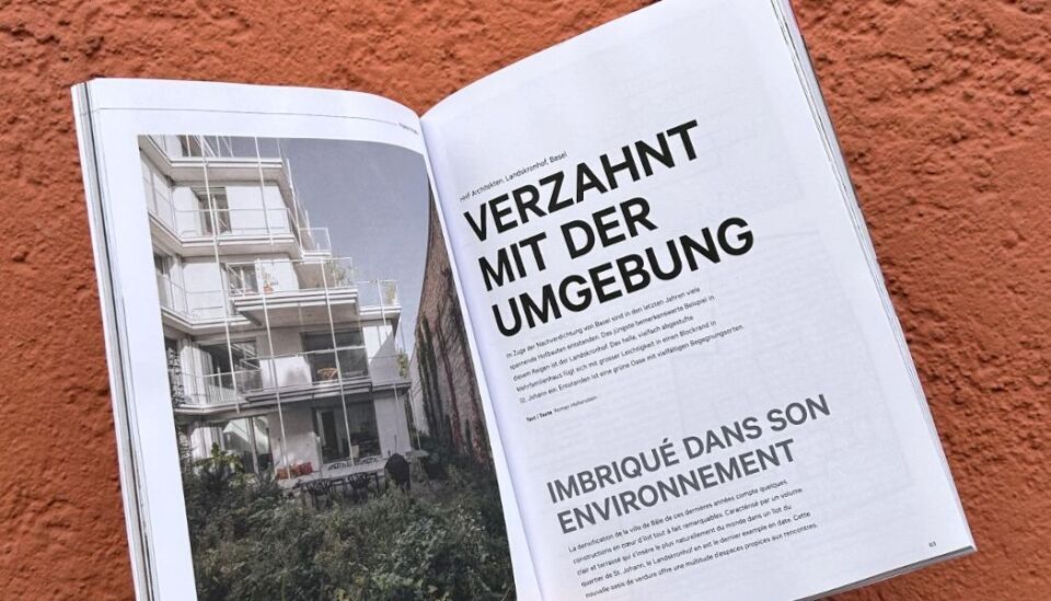 Le Landskronhof à Bâle s'imbrique dans son contexte