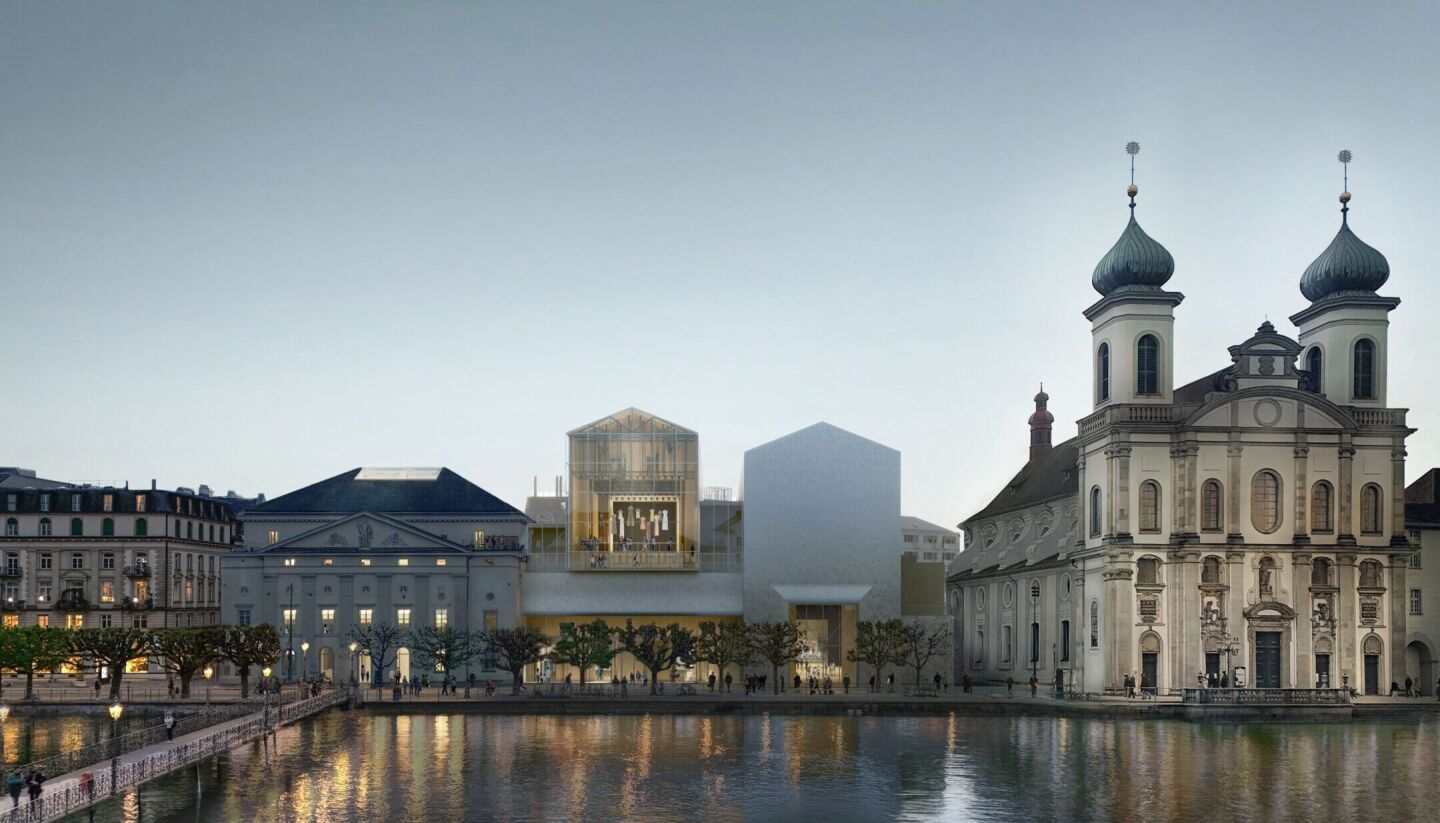 Projekt für das neue Theater von Luzern wurde überarbeitet