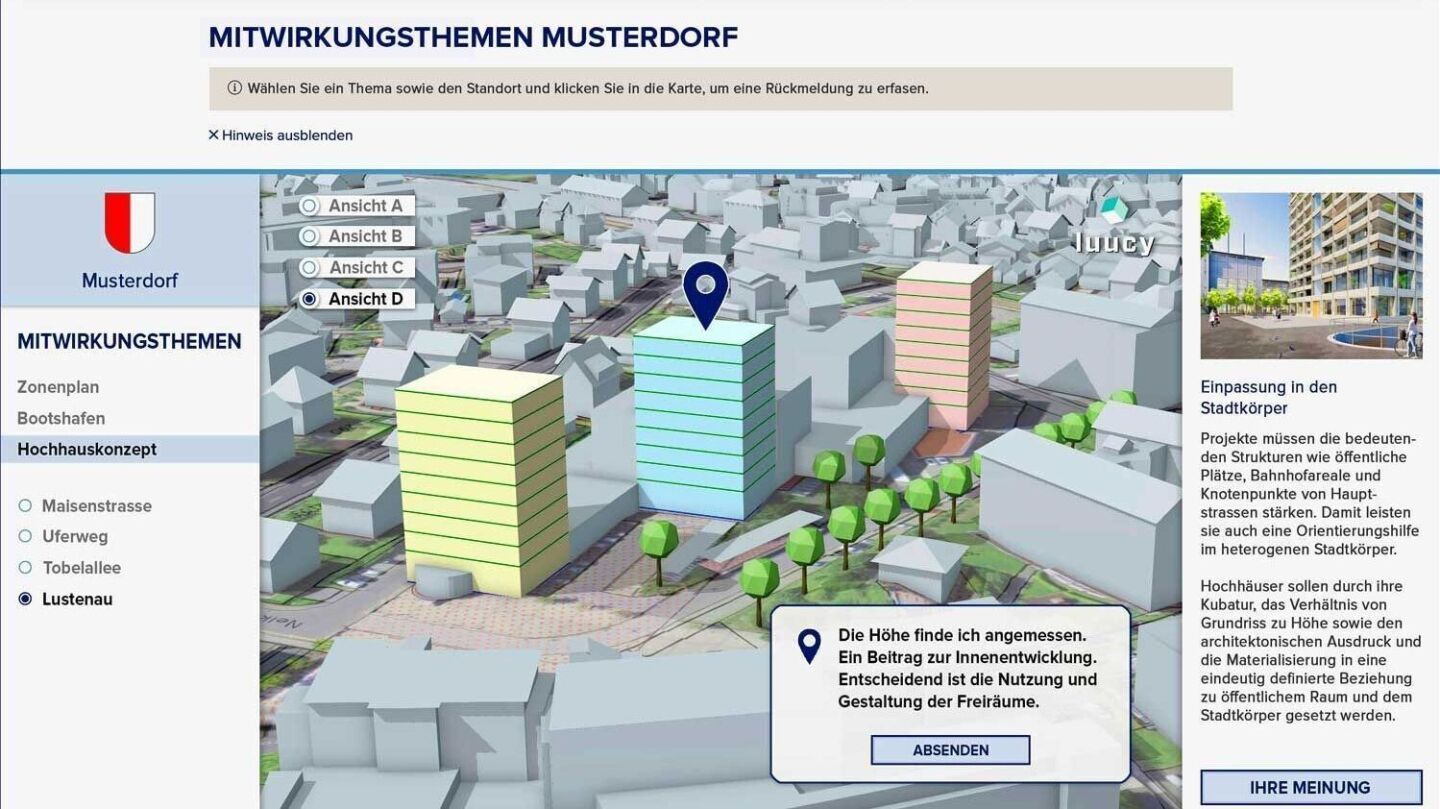E-participation dans l’aménagement du territoire