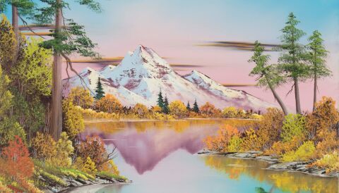 Bob Ross at Home