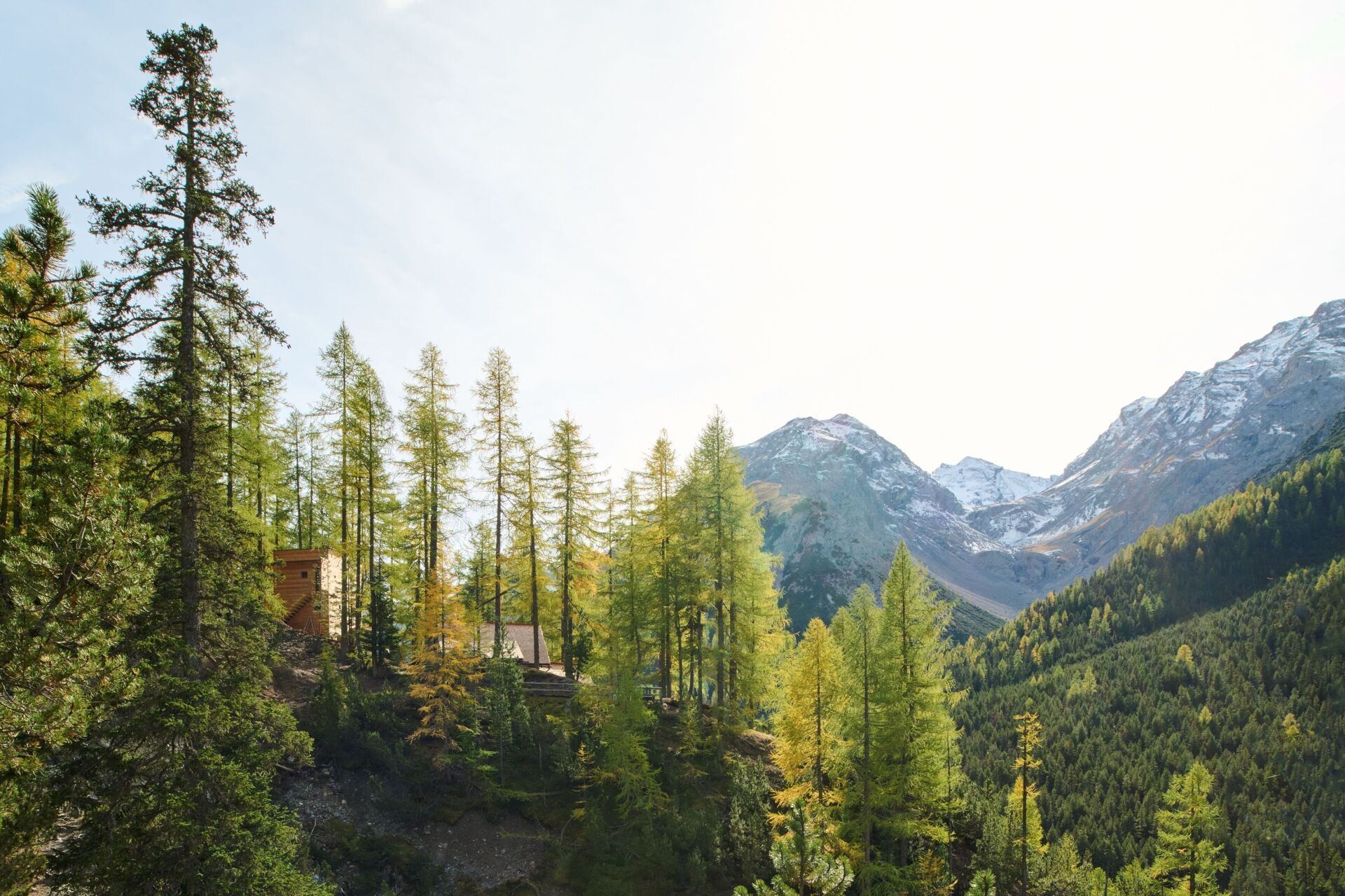 Turm zur Cluozza-Hütte im Schweizer Nationalpark Zernez | Foto: Laura Egger Turm zur Cluozza-Hütte im Schweizer Nationalpark Zernez | Foto: Laura Egger