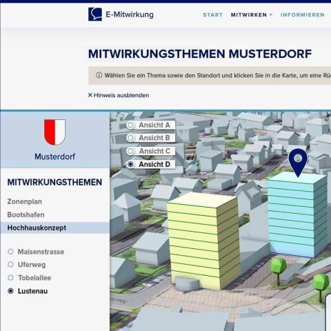 E-Mitwirkung in der Raumplanung