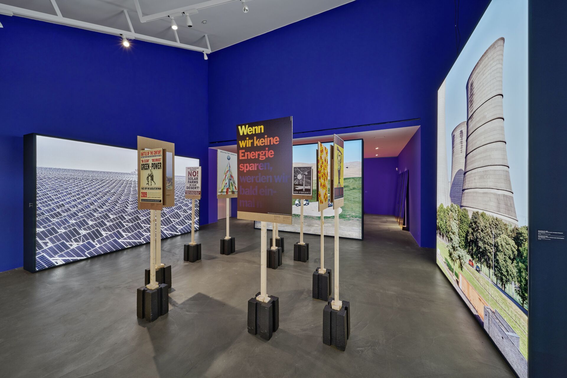 Blick in die Ausstellung «Transform! Design und die Zukunft der Energie» Blick in die Ausstellung «Transform! Design und die Zukunft der Energie»