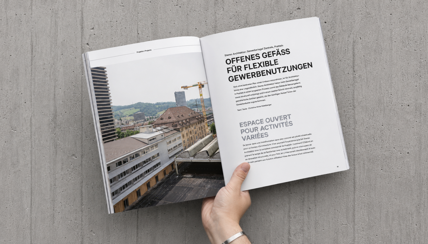 Un espace ouvert – la rénovation du bâtiment commercial Zentrale par Stereo Architektur