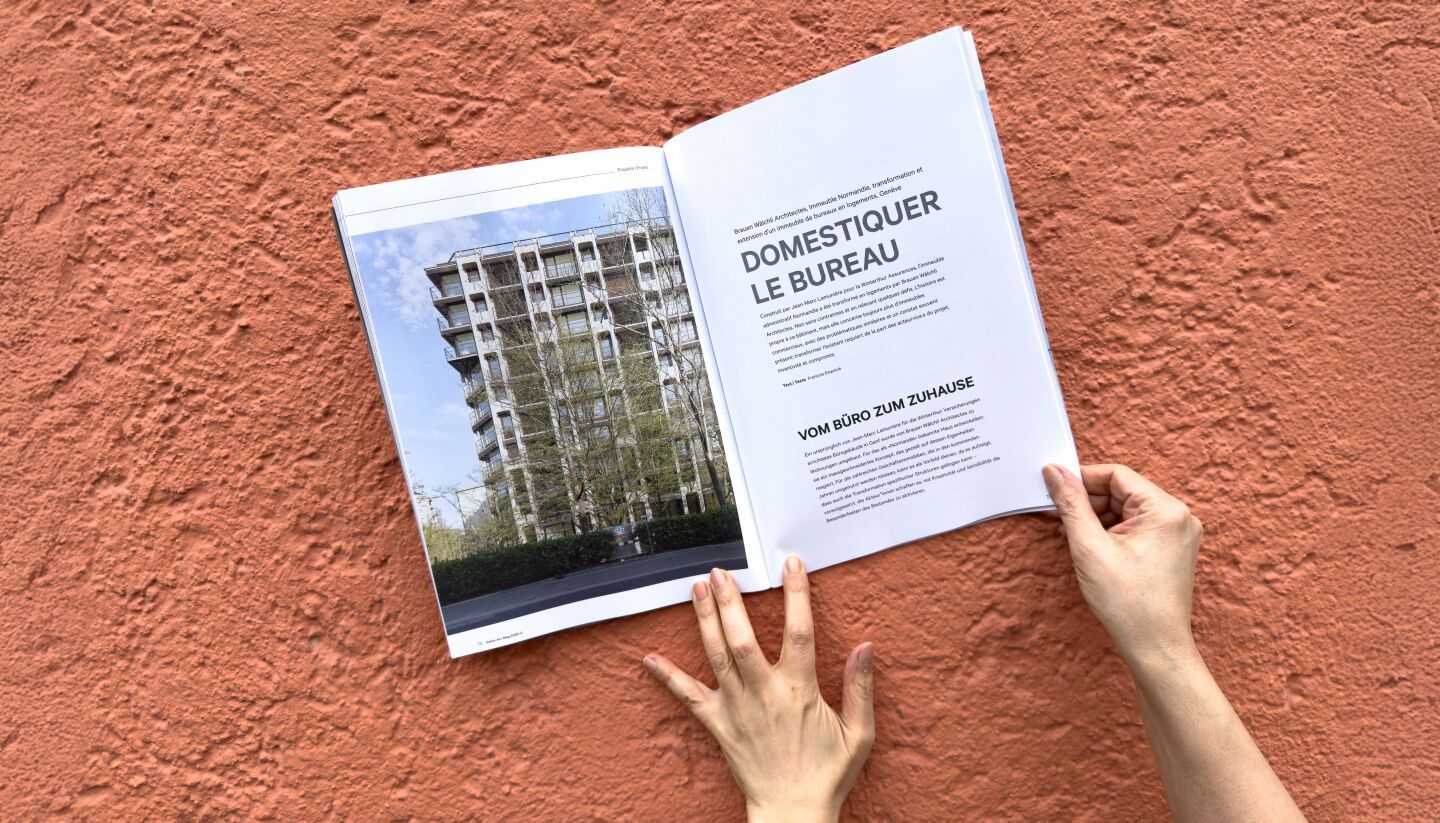 Du bâtiment des années 1970 au logement – Normandie par Brauen Wälchli