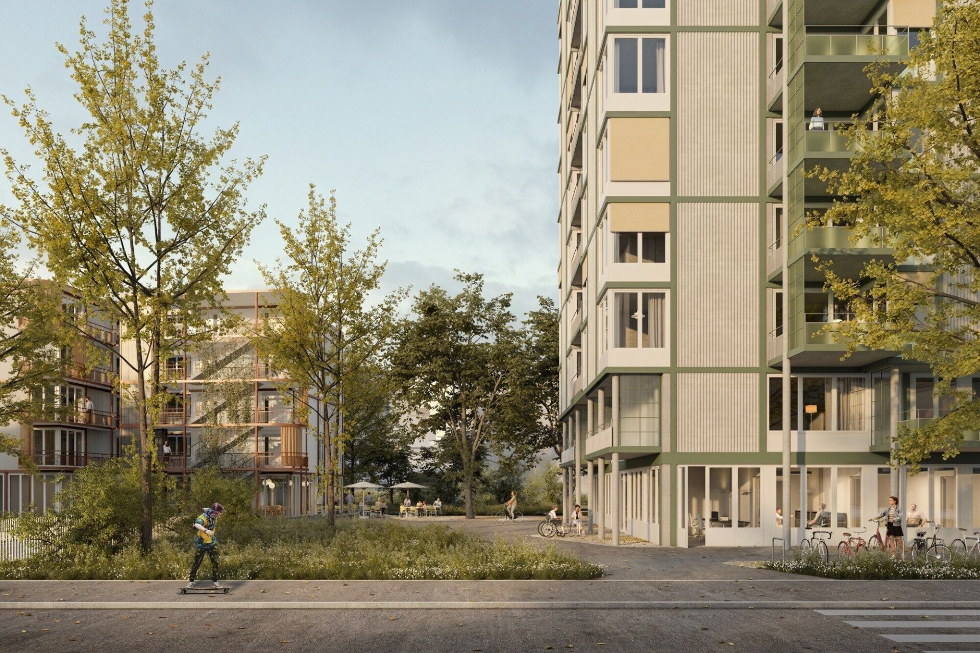 Visualisierung ©: Enzmann Fischer Partner AG und Archipel Visualisierung ©: Enzmann Fischer Partner AG und Archipel