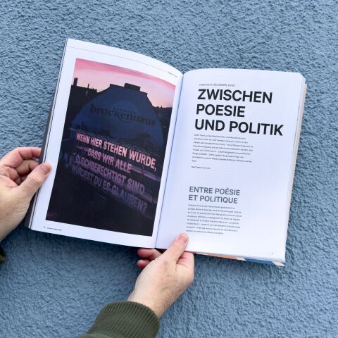 Entre poésie et politique – le BILLBOARD s'engage en faveur de l'égalité des droits