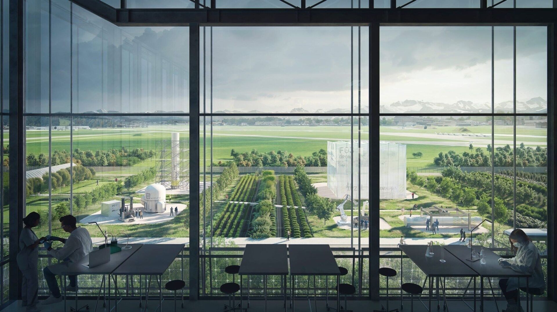 Nach aktueller Planung sind rund acht Prozent der Fläche für Labors vorgesehen. | Visualisierung: Innovation Park Zürich Nach aktueller Planung sind rund acht Prozent der Fläche für Labors vorgesehen. | Visualisierung: Innovation Park Zürich