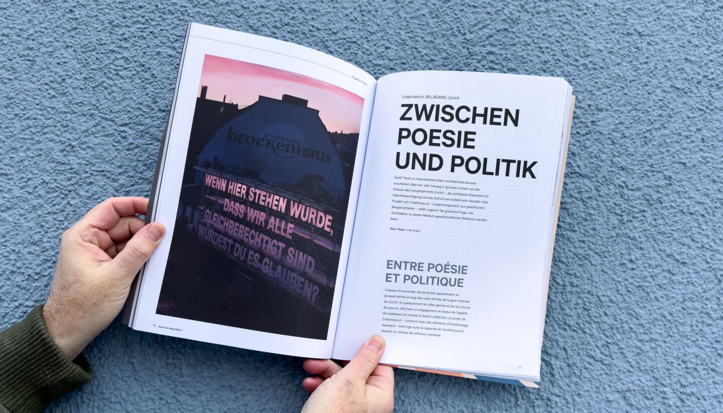 Entre poésie et politique – le BILLBOARD s'engage en faveur de l'égalité des droits