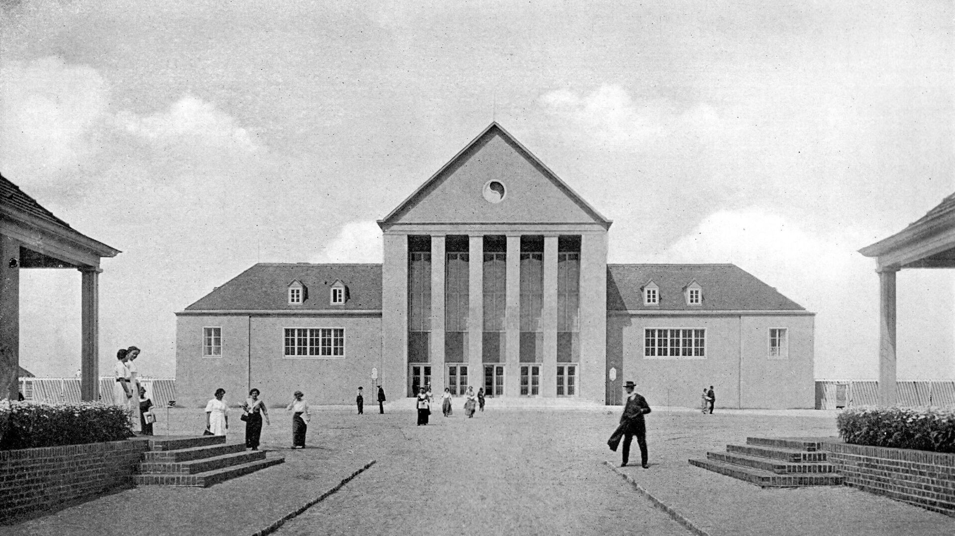 Institut de gymnastique rythmique d'Hellerau, 1912 ©Teatro dell’architettura Mendrisio