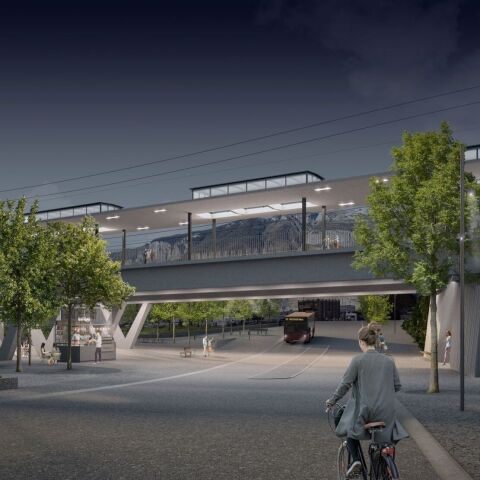 Spatenstich am Bahnhof Chur West