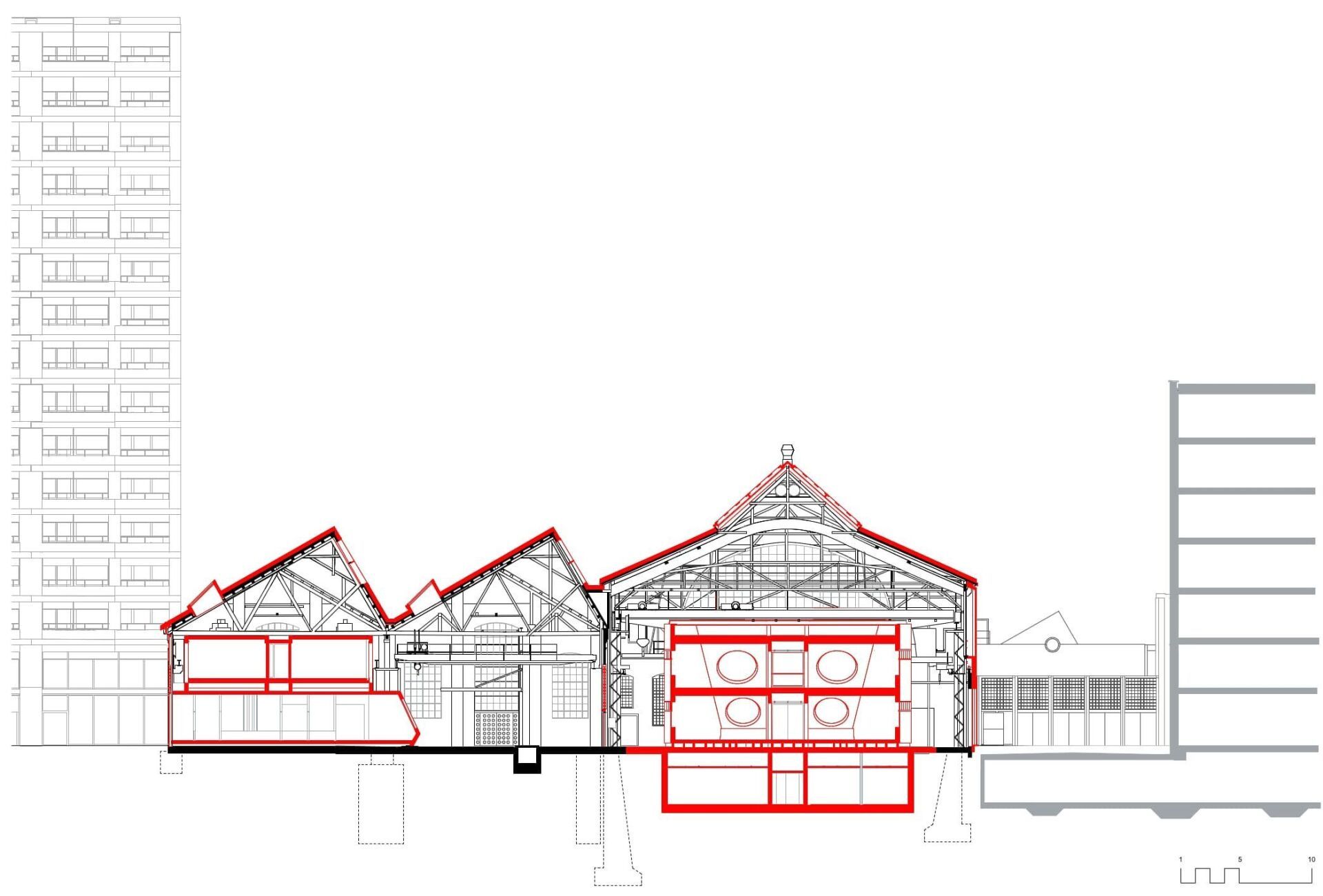 Querschnitt | Plan: Oxid Architektur & HSAR Querschnitt | Plan: Oxid Architektur & HSAR
