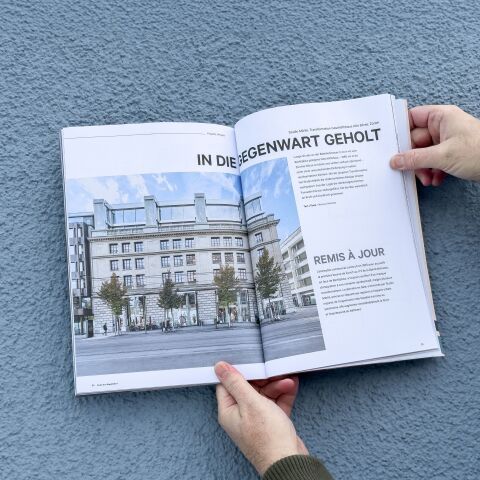 Remis à jour – la transformation de l'ancienne bourse de Zurich par le Studio Märkli