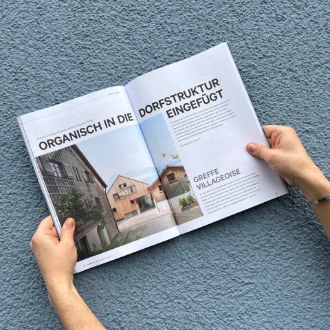 Mayer und Hüssy haben ihr Wohnhaus organisch in die Dorfstruktur eingefügt
