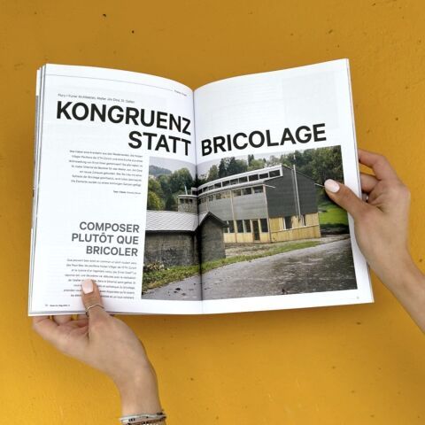 Kongruenz statt Bricolage – Flury+Furrer bauen ein Atelier für Jim Dine