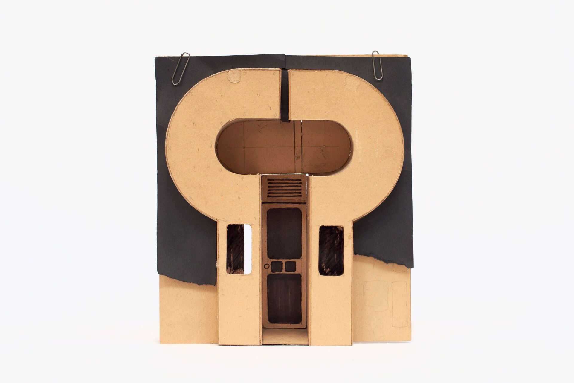Hans Hollein, Kerzengeschäft Retti, Arbeitsmodell Portal | Archiv Hans Hollein, Az W und MAK, Wien © Architekturzentrum Wien, Sammlung Hans Hollein, Kerzengeschäft Retti, Arbeitsmodell Portal | Archiv Hans Hollein, Az W und MAK, Wien © Architekturzentrum Wien, Sammlung