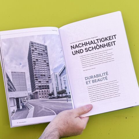 Durabilité et beauté – la tour H1 de Boltshauser Architekten à Regensdorf