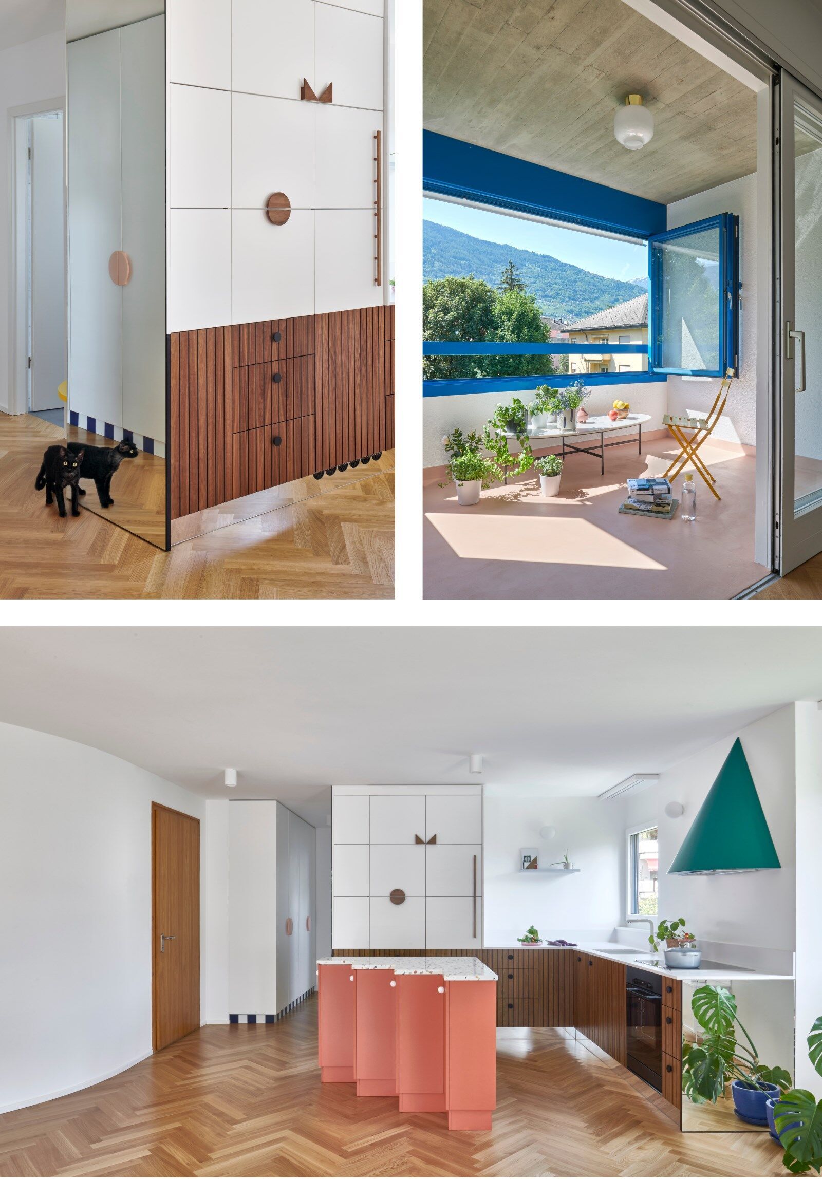 L'«Appartement for a Cat Lover» est issu d'une transformation d'un appartement à Sion. Il a été conçu pour une amoureuse des chats qui n'en possède pourtant pas chez elle. Mais divers éléments ont été conçus de manière à ressembler à des êtres vivants. | ©Daniela Tonaituh L'«Appartement for a Cat Lover» est issu d'une transformation d'un appartement à Sion. Il a été conçu pour une amoureuse des chats qui n'en possède pourtant pas chez elle. Mais divers éléments ont été conçus de manière à ressembler à des êtres vivants. | ©Daniela Tonaituh