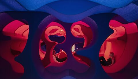 Verner Panton – Forme, couleur, espace dans le showroom Vitra