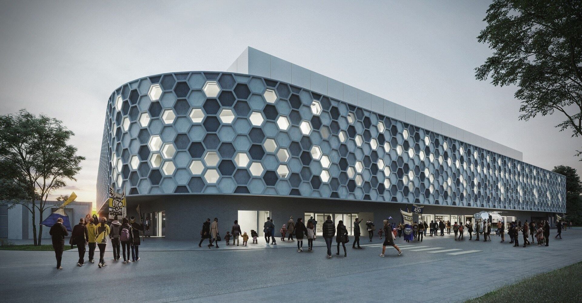 Voici à quoi pourrait ressembler un jour la nouvelle patinoire de La Chaux-de-Fonds. | Image: Dolci Architectes SA Voici à quoi pourrait ressembler un jour la nouvelle patinoire de La Chaux-de-Fonds. | Image: Dolci Architectes SA