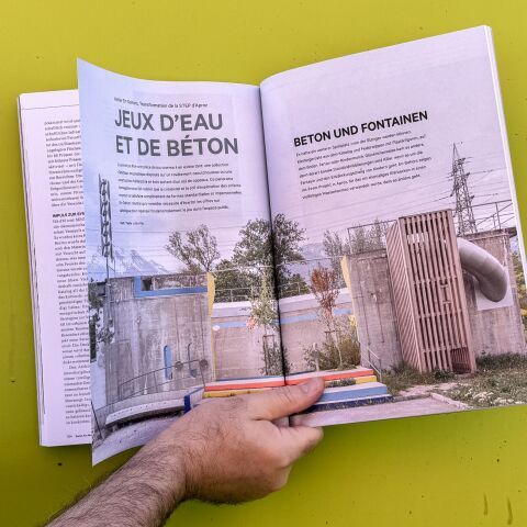 Jeux d’eau et de béton – En-Dehors transforme une station d'épuration à Aproz en terrain de jeu