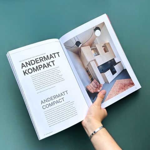 Andermatt kompakt – Zoom-in die Häuser Koya und Frame von OOS