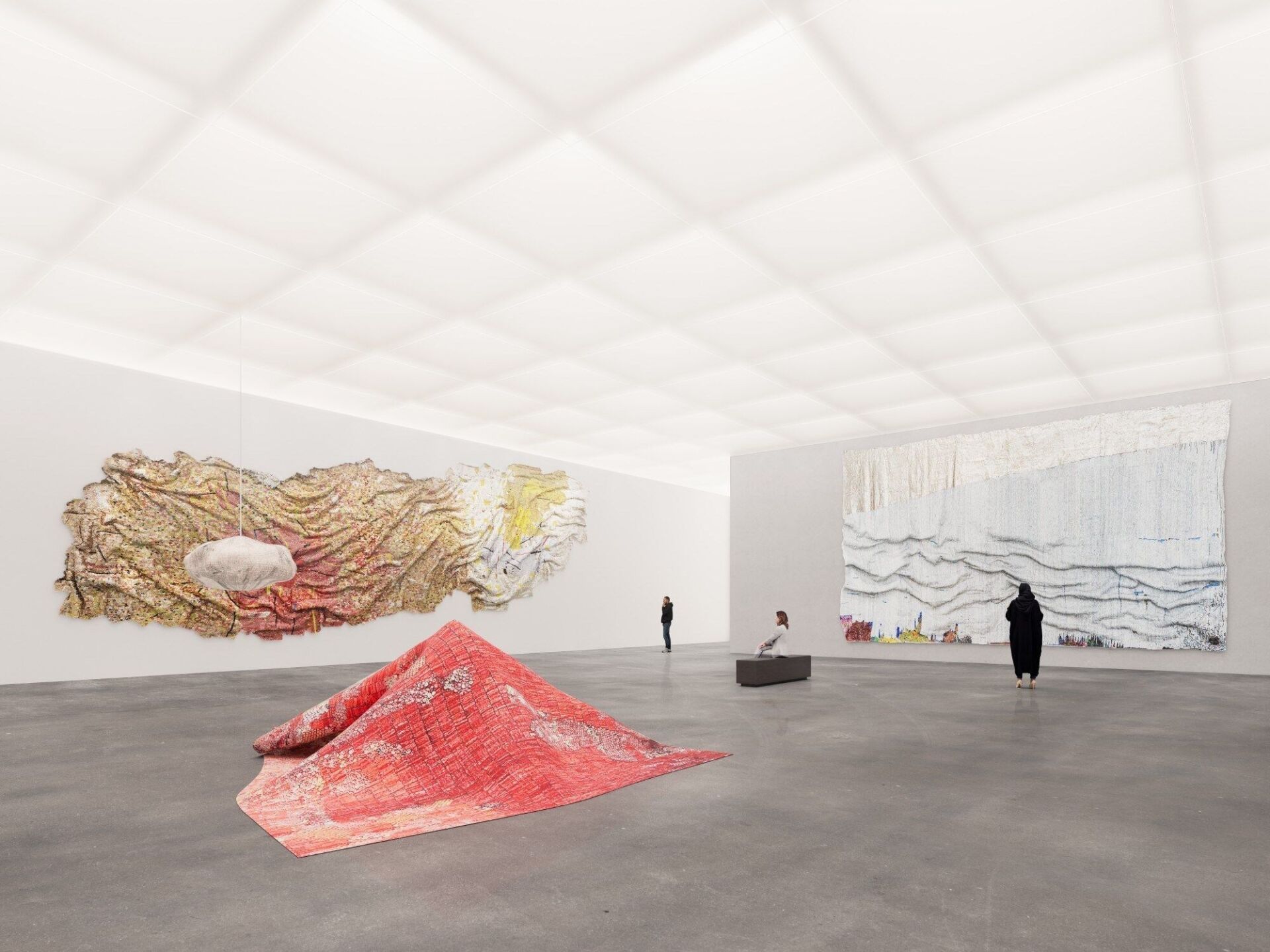 Ausstellungssaal im dritten Obergeschoss mit Oberlichtdecke | Visualisierung: Schmidlin Architekten Ausstellungssaal im dritten Obergeschoss mit Oberlichtdecke | Visualisierung: Schmidlin Architekten