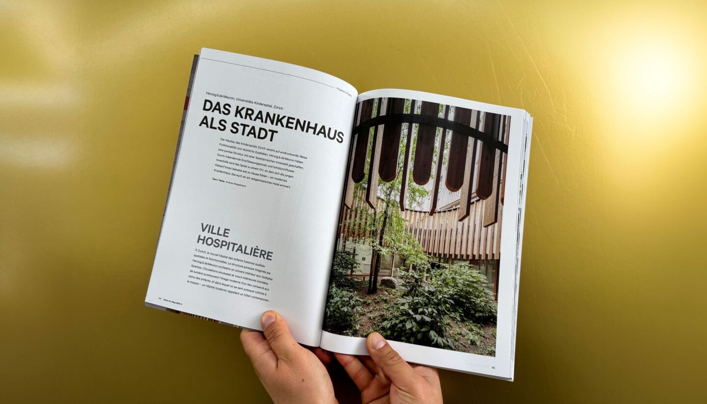 Das Krankenhaus als Stadt – über das Kinderspital Zürich von Herzog & de Meuron