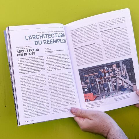 Einblicke in die Arbeits- und Gedankenwelt der Ressourcerie – Architektur des Re-Use