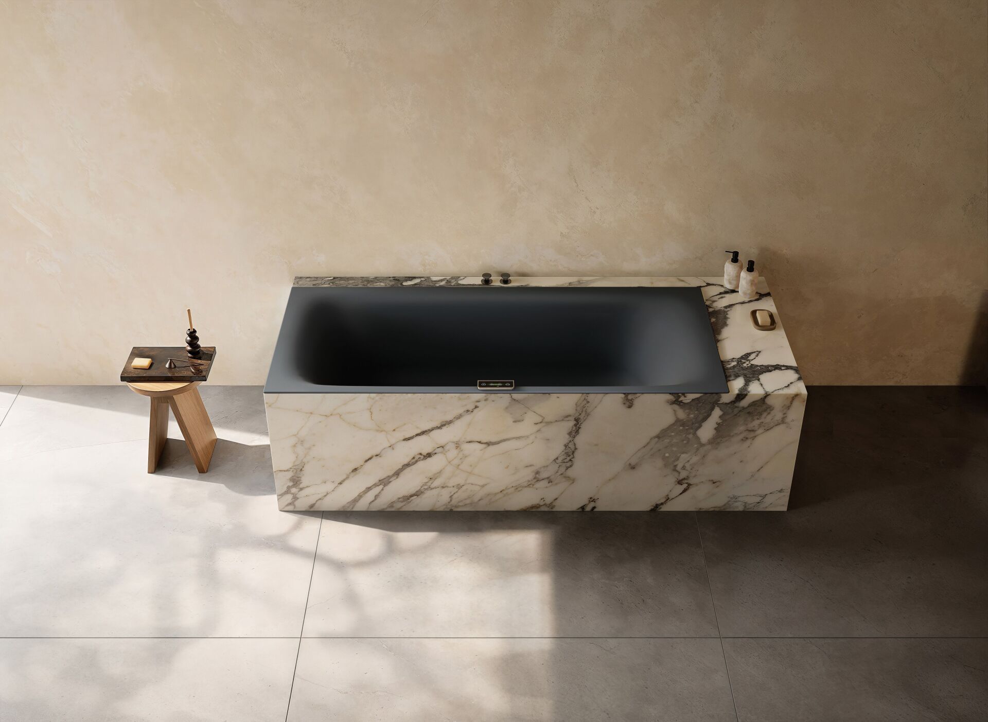 Kaldewei Badewanne Nuio Duo Zen in der Farbe CoolGrey. | Foto © Kaldewei Kaldewei Badewanne Nuio Duo Zen in der Farbe CoolGrey.