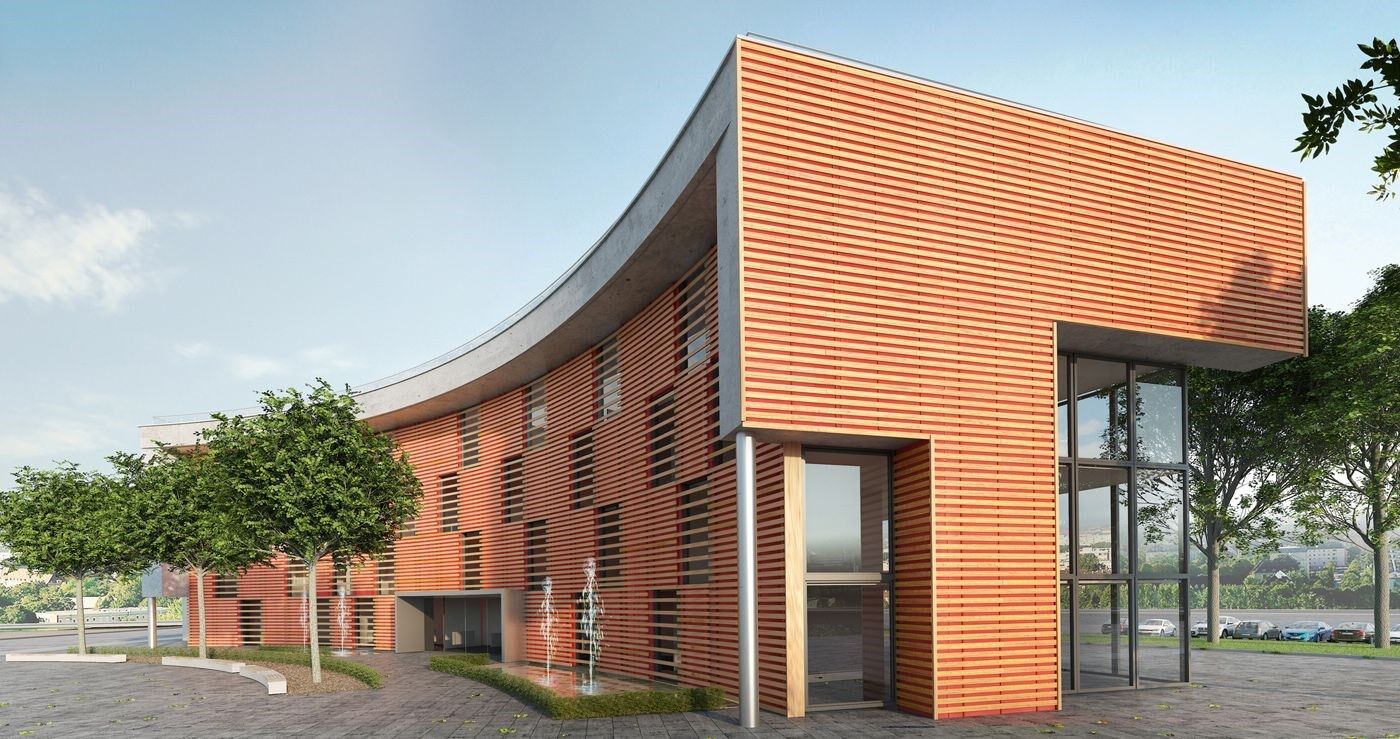 Fassadensystem Delta Fassade Color mit wasserabweisendem und gleichzeitig atmungsaktivem Effekt © Benninghoff GmbH | Dörken AG Fassadensystem «Delta Fassade Color» mit wasserabweisendem und gleichzeitig atmungsaktivem Effekt