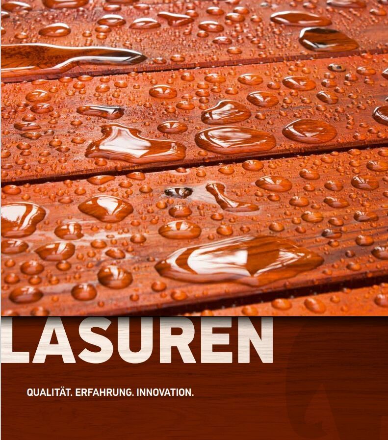 Brochure lasures Caparol