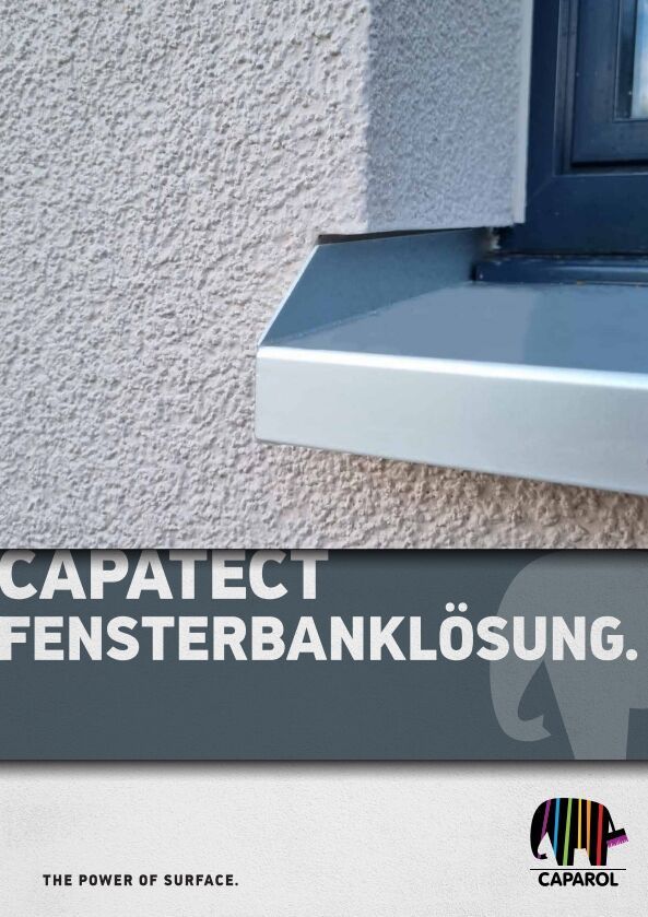 Broschüre Capatect Fensterbanklösung