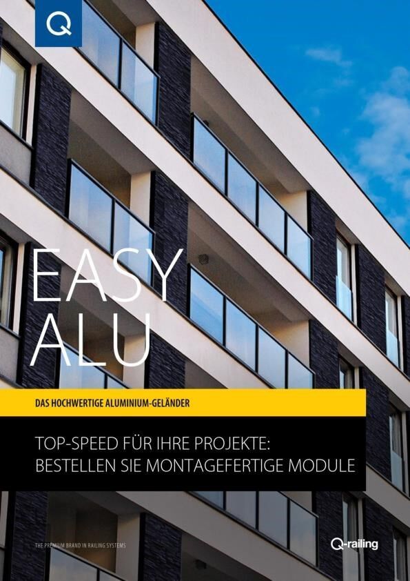 Broschüre Easy-Alu-Geländersystem