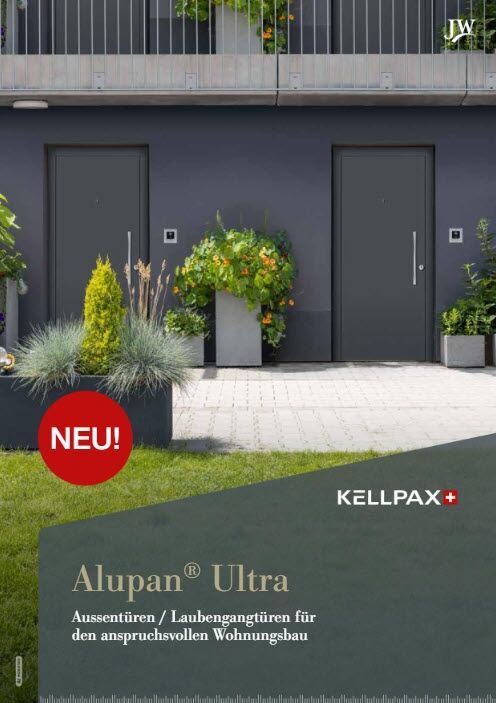 Kellpax Alupan Ultra – Aussen- und Laubengangstüren für den anspruchsvollen Wohnungsbau