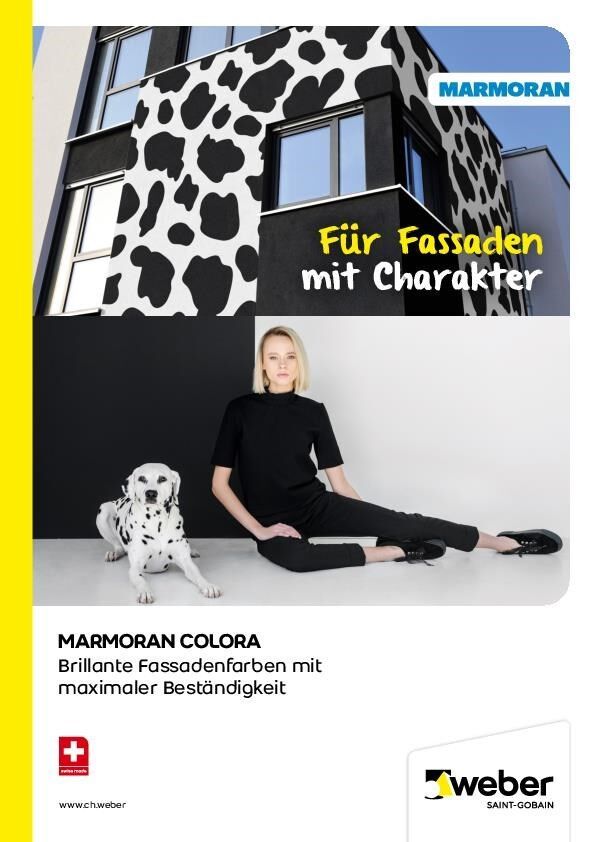 Broschüre Marmoran Colora - Für Fassaden mit Charakter