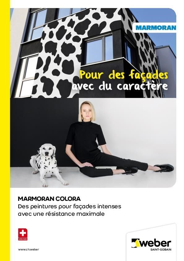 Brochure Marmoran Colora - Pour des façades avec du caractère