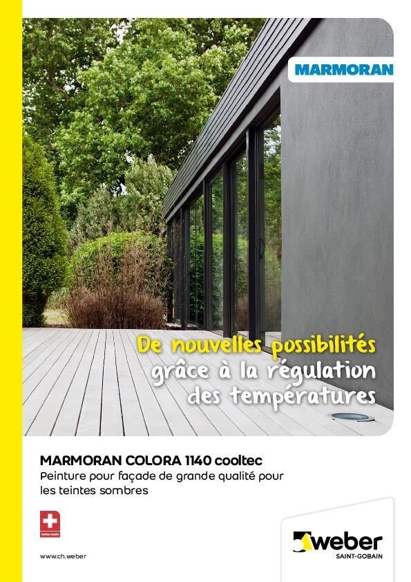 Brochure Marmoran Colora 1140 cooltec