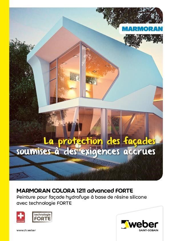 Brochure Marmoran Colora 1211 advanced forte