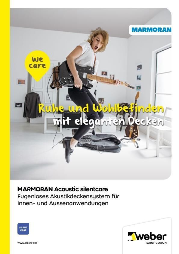 Broschüre Marmoran Acoustic silentcare