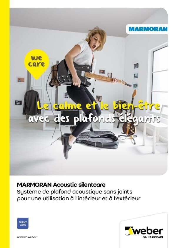 Brochure Marmoran Acoustic silentcare
