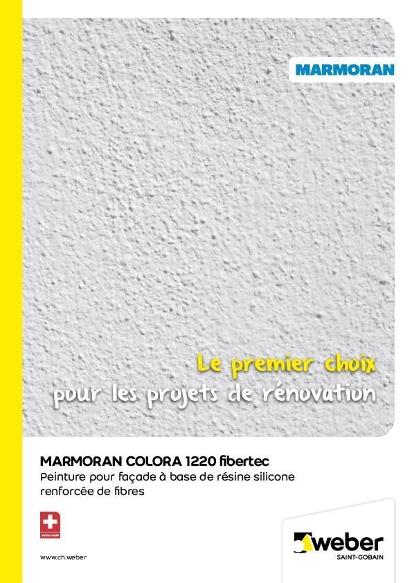 Brochure Marmoran Colora 1220 fibertec