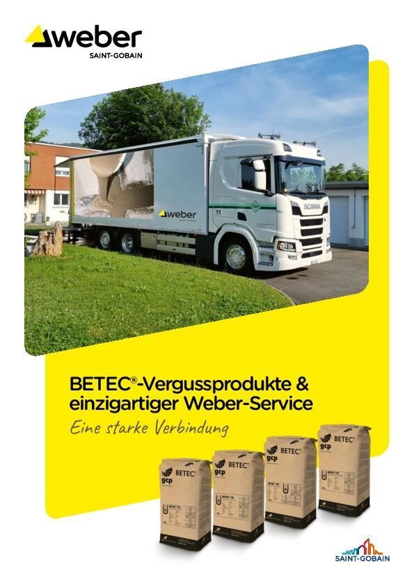 Broschüre Betec-Vergussprodukte