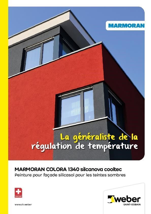 Brochure Marmoran Colora 1340 silcanova cooltec