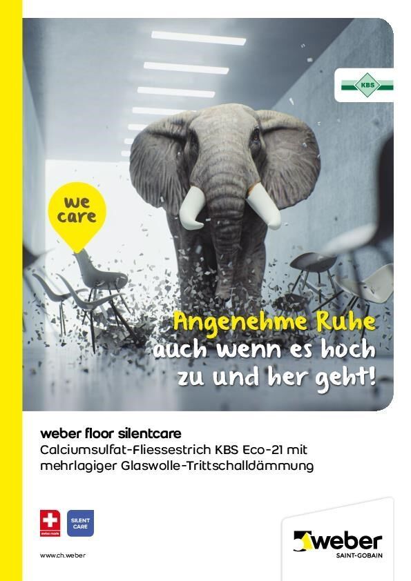 Broschüre weber floor silentcare
