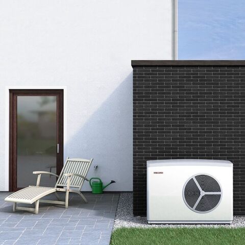 Pompe à chaleur air-eau de chauffage pour installation en extérieur