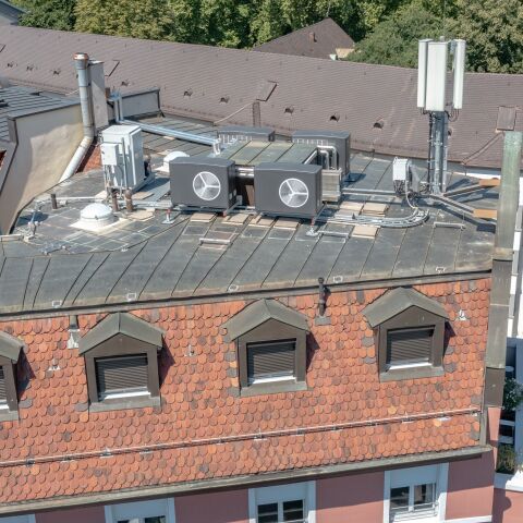 Denkmalgeschütztes Wohnhaus im Quartier Sihlfeld